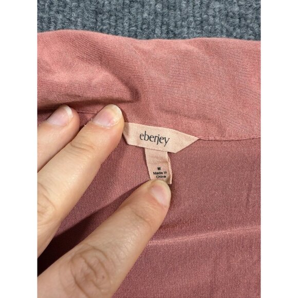 Eberjey Anthropologie Frida Relaxed Sleepwear Pajama Top Only Pink Size M - Picture 4 of 6